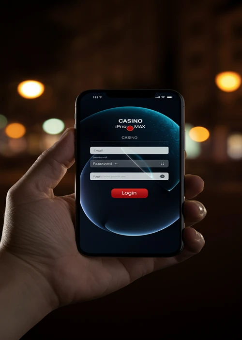 Betonred Casino inlogscherm met velden voor e-mailadres en wachtwoord, en een knop om toegang te krijgen tot het account.